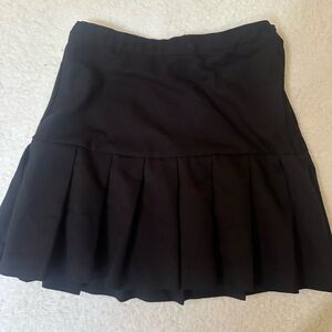 H&M Black Pleated Skirt Kids Youth Size 20 Preppy